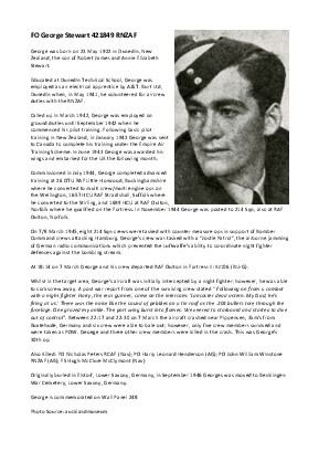 A preview of a PDF biography for Stewart, George